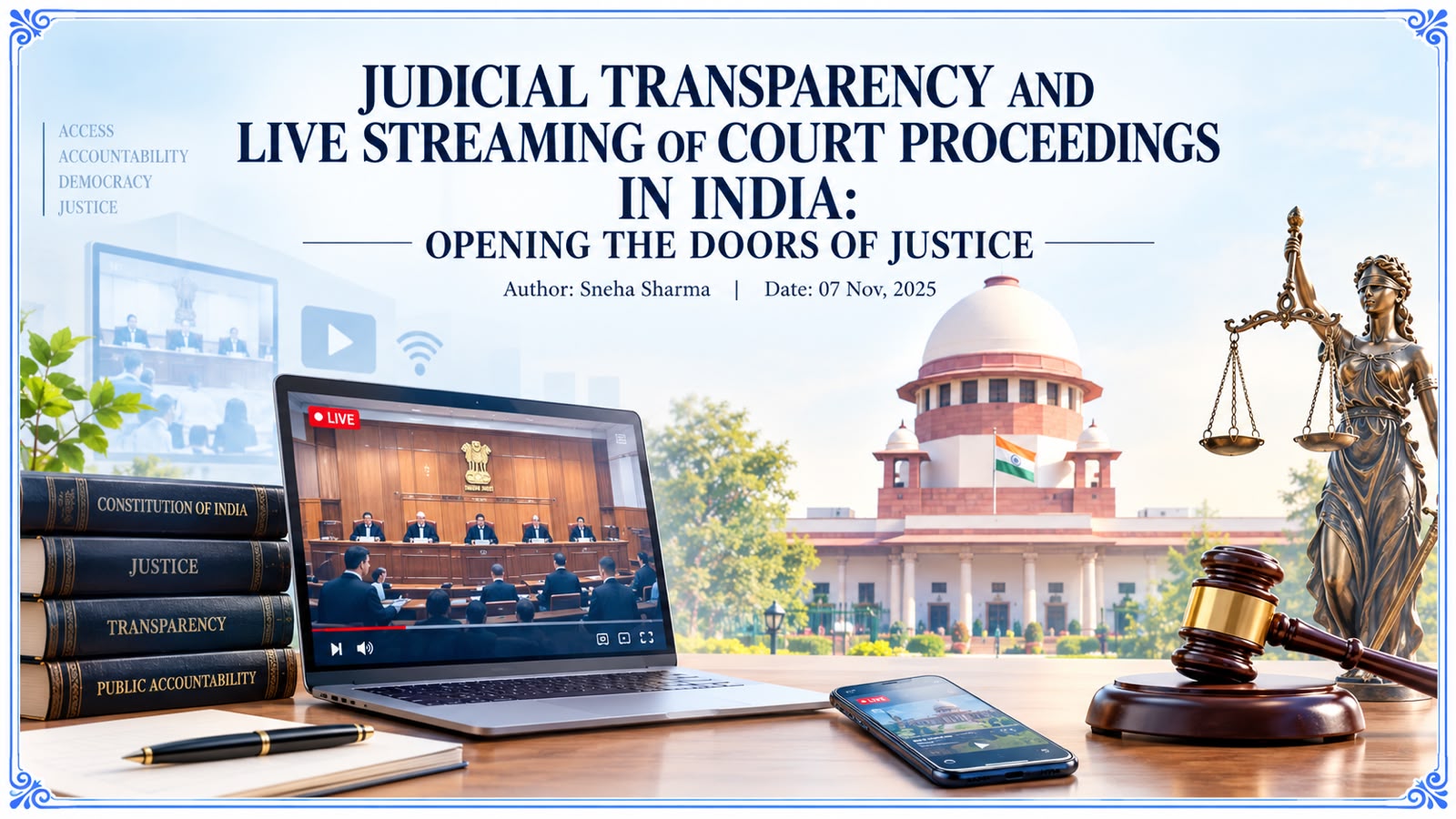 JUDICIAL TRANSPARENCY AND LIVE STREAMING OF COURT PROCEEDINGS IN INDIA: OPENING THE DOORS OF JUSTICE
